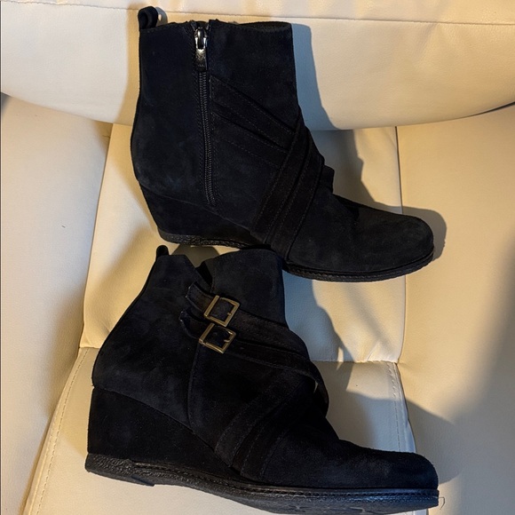 Eric Michael Black Ankle Boots SZ 38 - Picture 5 of 8